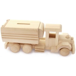 Skříňový náklaďák - pokladnička