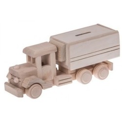 Skříňový náklaďák - pokladnička