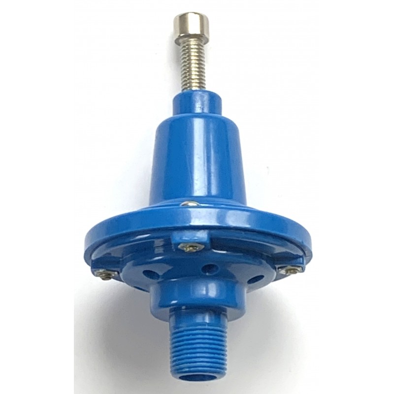 Regulátor podtlaku membránový se závitem 3/8 modrý polyopropylen