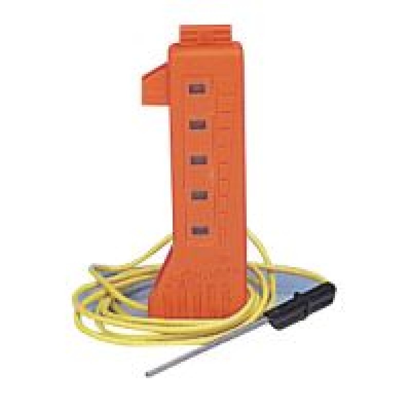 Diodová zkoušečka Gallagher 1500-7500V se zem. tyčkou, oranžová