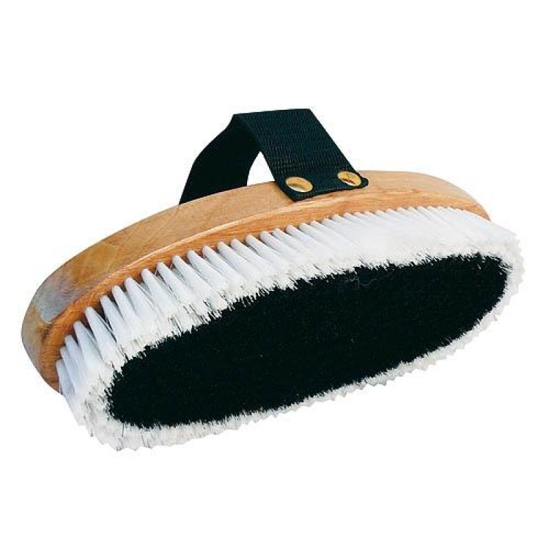 Kartáč na koně z lakovaného dřeva Junior