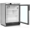 TEFCOLD UR 200 SG. Prosklená nerezová chladicí vitrína skříňová, užitných 119 litrů