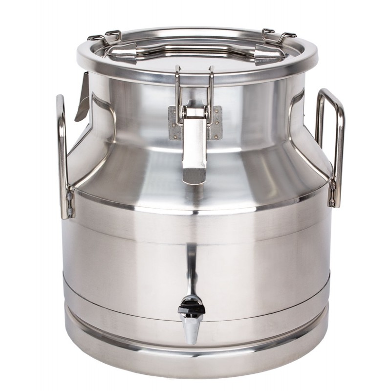 Přepravní nerezová konev s výpustí 20 l