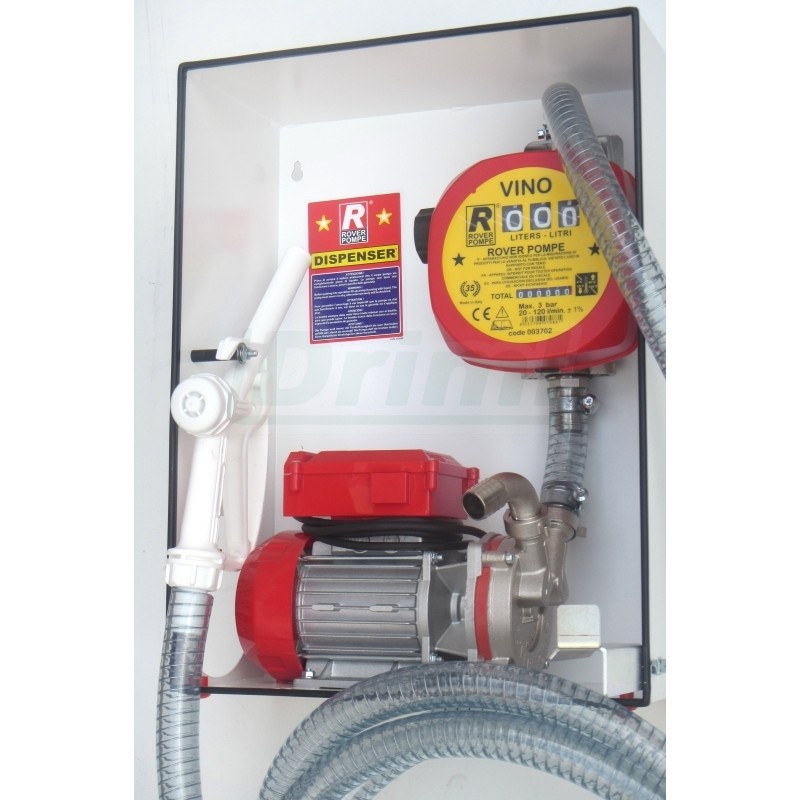 Stanice Rover Pompe Novax 20 M s počítadlem a výdejní pistolí, 28 l/min, do 35°C