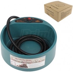 Vyhřívaná napáječka pro psy, drůbež 2,2l, 35W, 230V, volně stojící miska