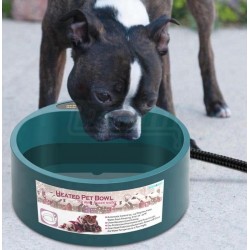 Vyhřívaná napáječka pro psy, drůbež 2,2l, 35W, 230V, volně stojící miska