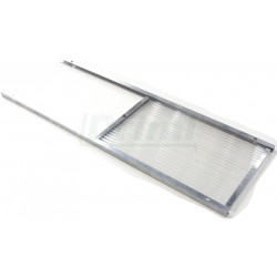 Padací dvířka polykarbonátová 250 x 380 x 8 mm, lyžiny 750 mm, pro slepice ...