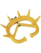 Mulcové kleště, kruhy, zábrany proti sání