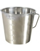 Kbelíky, vědra nerezová, plastová