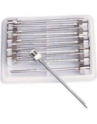 Jehly injekční, kanyly